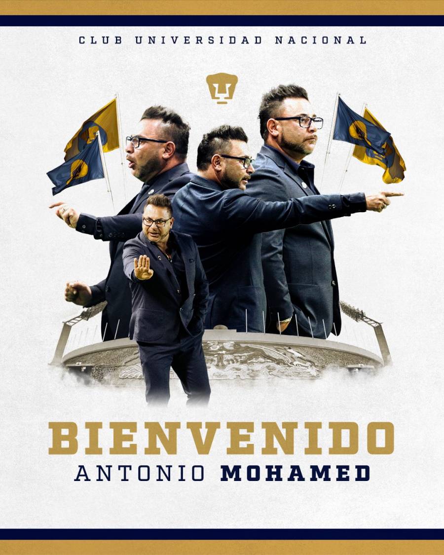 Anuncia Pumas a Antonio Mohamed como nuevo director técnico