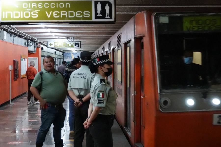 Sheinbaum anuncia el retiro de la Guardia Nacional del Metro