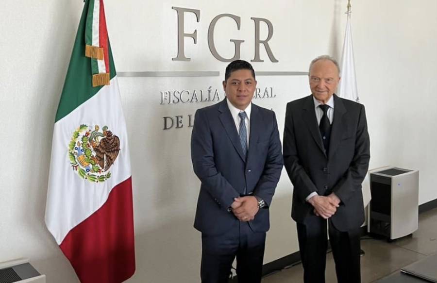 Logra Ricardo Gallardo acuerdos relevantes con Alejandro Gertz Manero