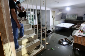 Se desborda la Presa Tacubaya por fuertes lluvias, hay más de 50 casas afectadas