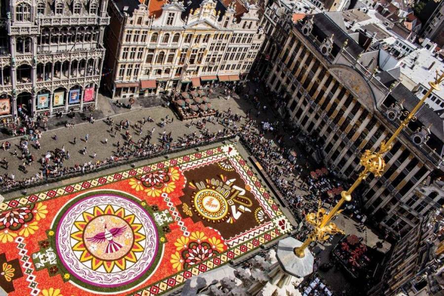 Premia México Desconocido a Alfombra de Flores de Uriangato, Guanajuato