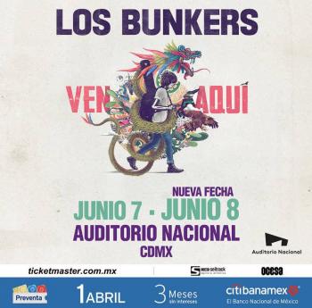 Los Bunkers darán una segunda fecha en Auditorio Nacional