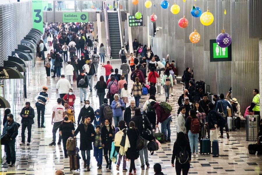 Arriban a México más de 3 millones de turistas internacionales vía aérea en primer bimestre de 2023