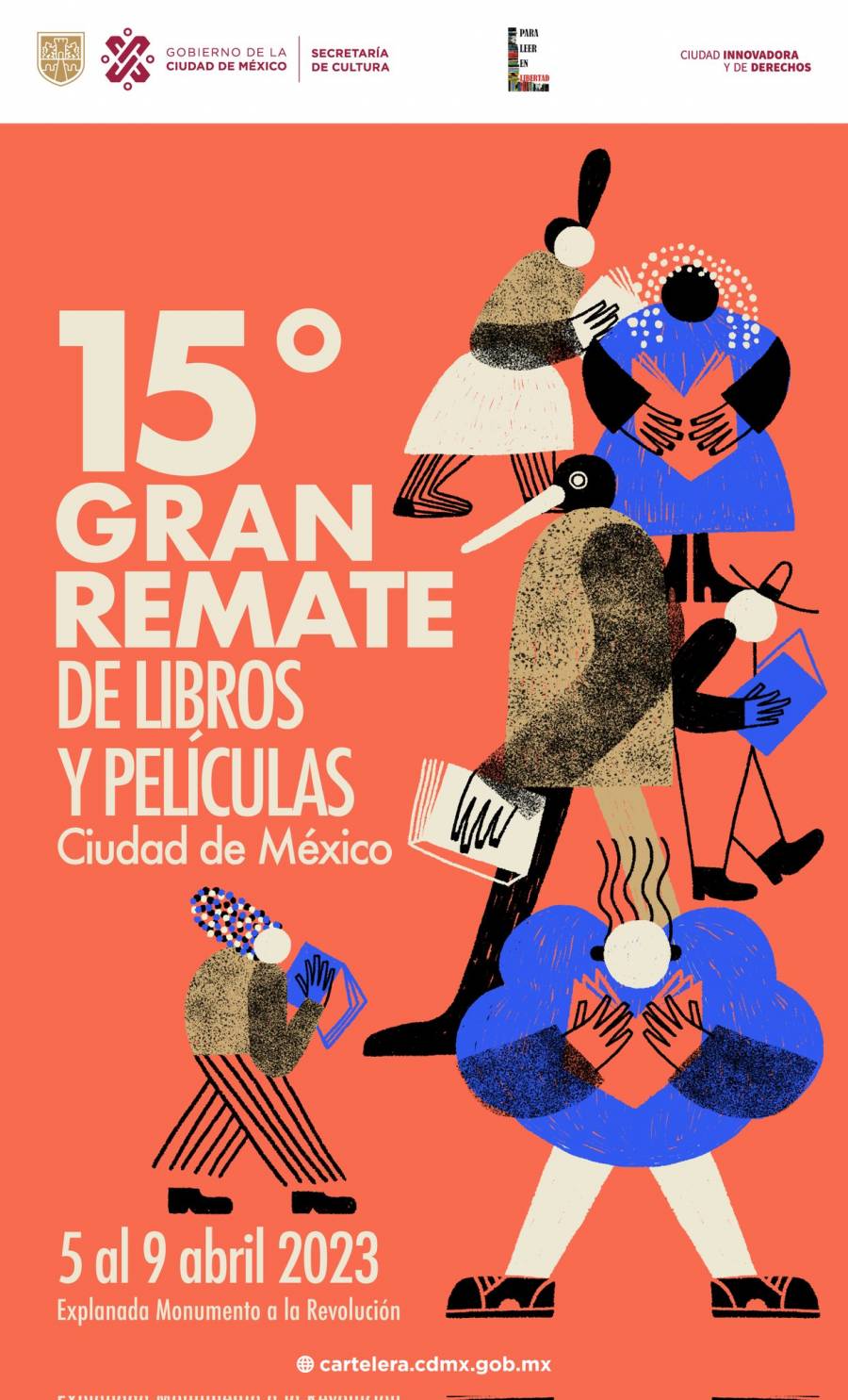Gobierno de la CDMX lleva a cabo 15° Remate de libros y películas