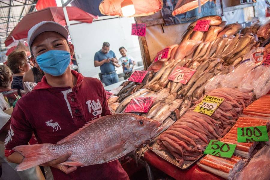 Listos, centrales de abasto y mercados para atender demanda de pescados y mariscos durante Semana Santa