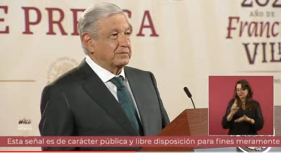 Ponen leyenda de no propaganda a transmisión de mañaneras