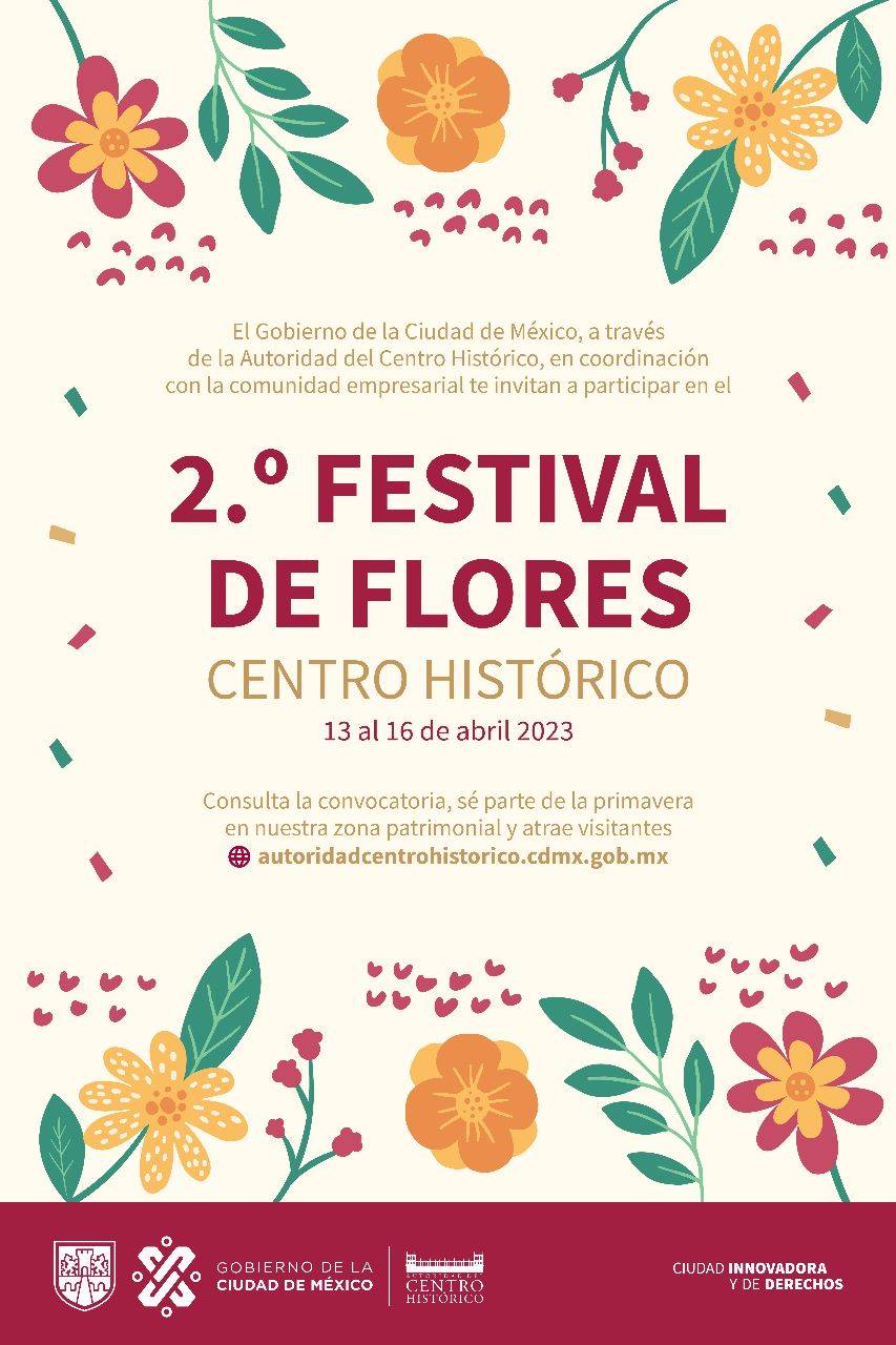 Anuncian segundo Festival de las Flores en CDMX