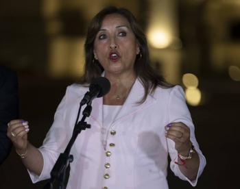 Congreso de Per&uacute; archiva pedido de destituci&oacute;n contra Boluarte