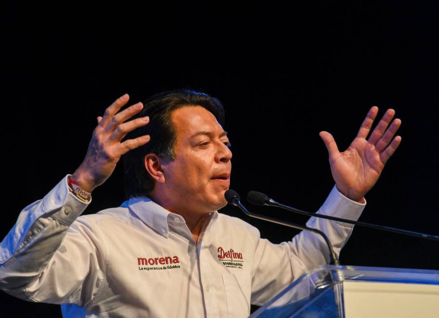 Mario Delgado toma protesta a 50 mil defensores de la 4T en la CDMX