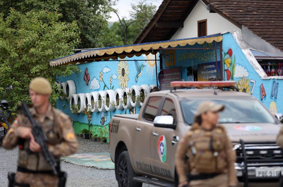 Cuatro niños fueron asesinados en una guardería de Brasil