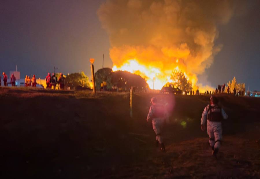Sin lesionados por incendio en la Central de Abasto: Sheinbaum
