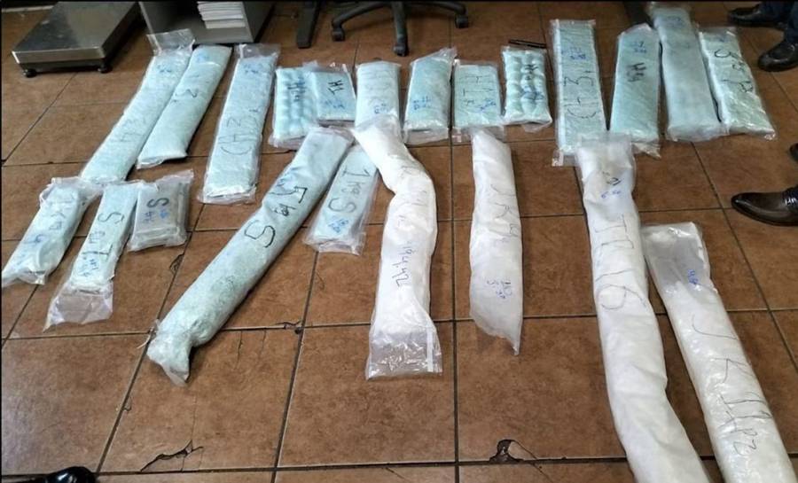 Sedena asegura 44 kilos de pastillas de fentanilo en Baja California