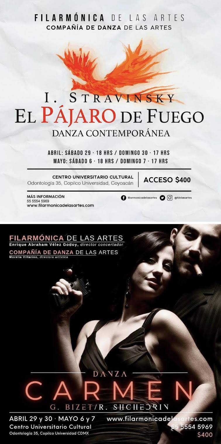 Dos obras cumbre de la danza para la celebraci&oacute;n del D&iacute;a Internacional de la Danza Carmen y El P&aacute;jaro de Fuego