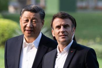 Emmanuel Macron y Xi Jinping piden un 