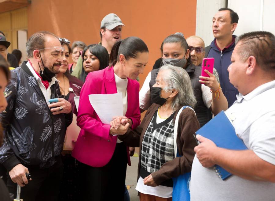 Visita Claudia Sheinbaum alcaldía Benito Juárez