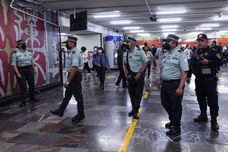 Informa Sheinbaum que Guardia Nacional hará brigadas nocturnas en el metro de la CDMX