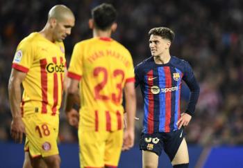 Barcelona se atasca ante el Girona, pero se acerca al t&iacute;tulo de liga