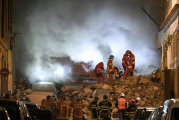 Sube a cinco el balance de muertos por derrumbe de edificio en Marsella