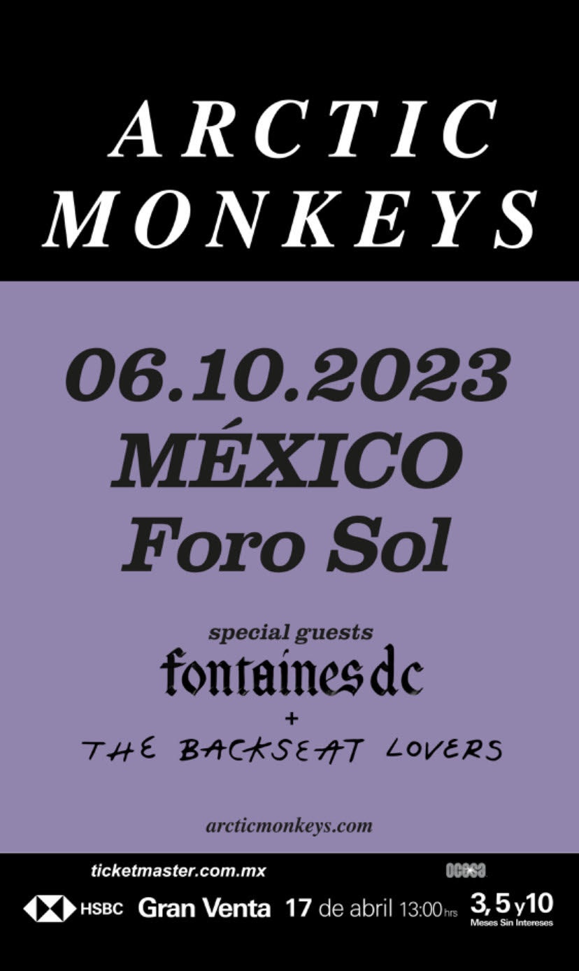 Arctic Monkeys regresa a México con invitados especiales