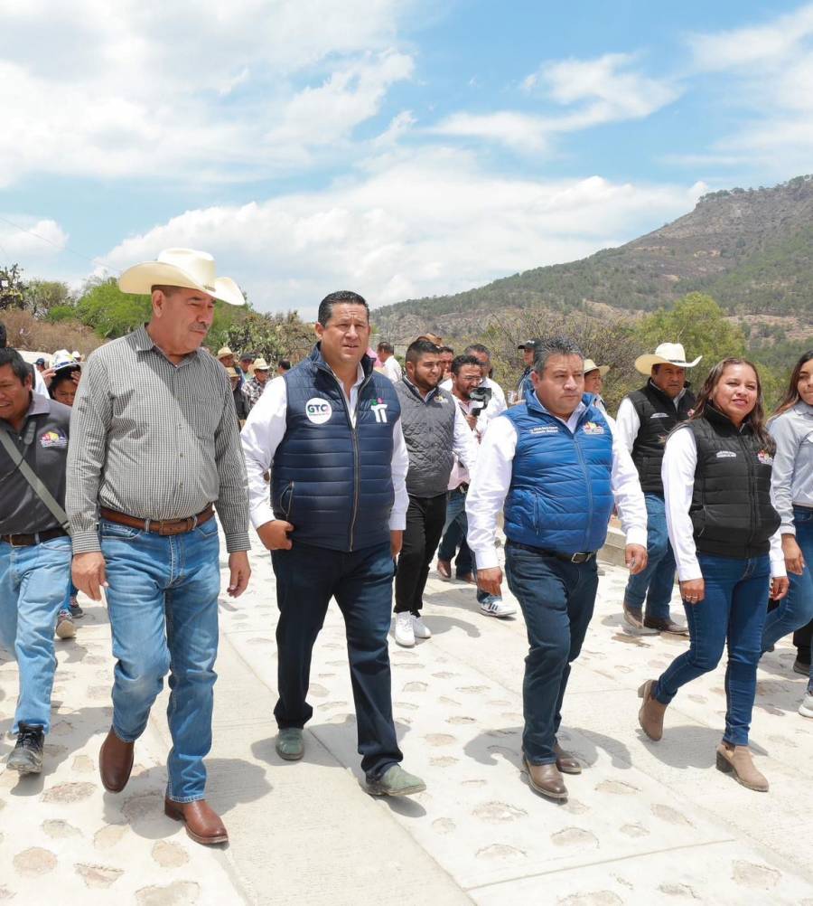 Diego Sinhue entrega obras hídricas y de vialidad en beneficio de los habitantes