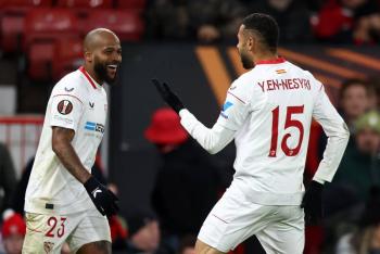 Sevilla rescata ag&oacute;nico empate ante el Manchester United en la Europa League