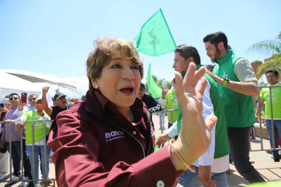 Delfina Gómez rechazar tener “miedo” por debate con Alejandra del Moral