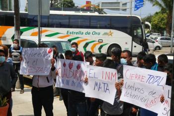 Suman 3 funcionarios del INM detenidos por incendio en Cd. Juárez