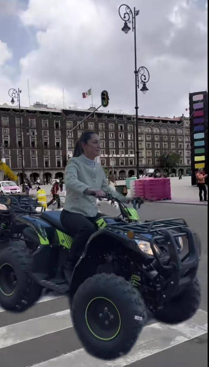 Claudia Sheinbaum sube a TikTok un video sobre concierto de Rosalía