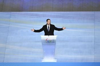 Jefe del Comit&eacute; Paral&iacute;mpico Internacional se muestra 