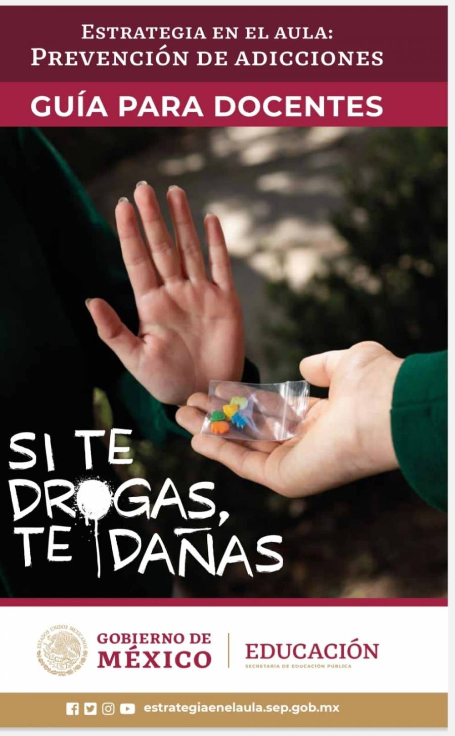 Ocho tipos de drogas,  fentanilo y vapeadores, temas de prevención en aulas