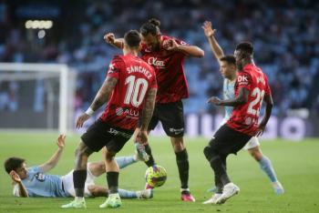 Mallorca se acerca a la permanencia tras ganar al Celta