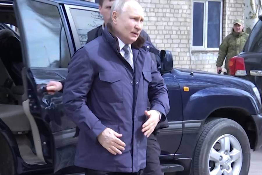 Vladimir Putin visita regiones ucranianas ocupadas por Rusia