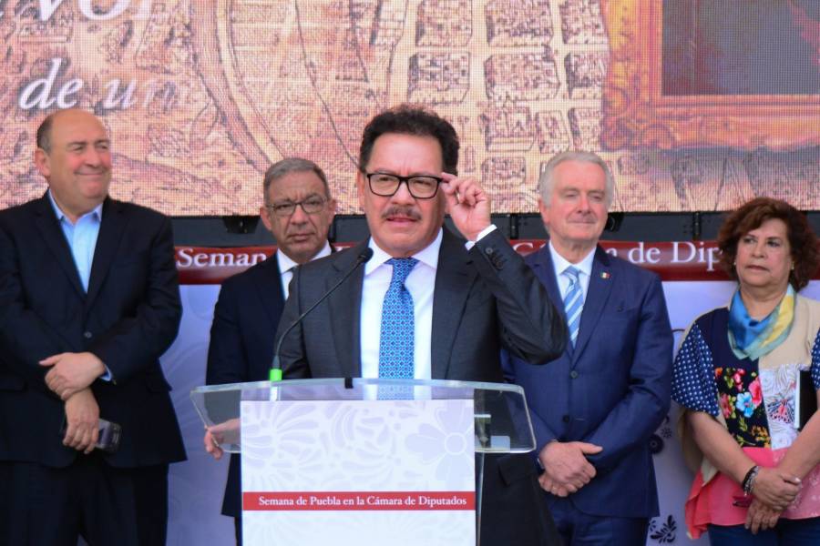 Mier inauguró la semana de Puebla en la Cámara de Diputados