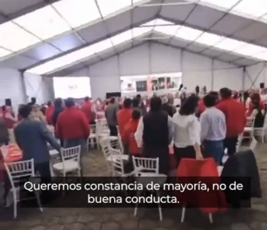 “Queremos constancia de mayor&iacute;a, no de buena conducta”: Dice del Moral a priistas