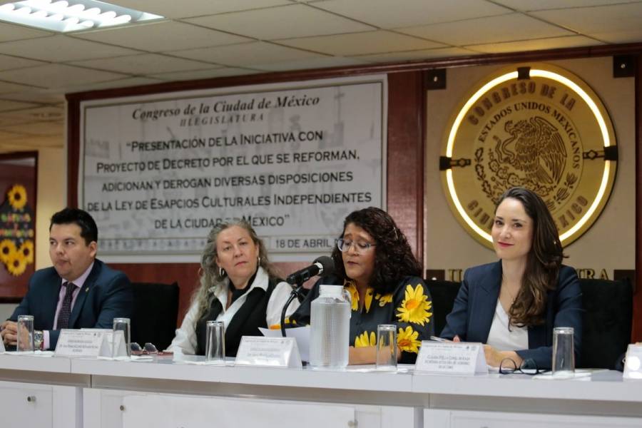 Presentan iniciativa de reforma a la Ley de Espacios Culturales Independientes y de Establecimientos Mercantiles
