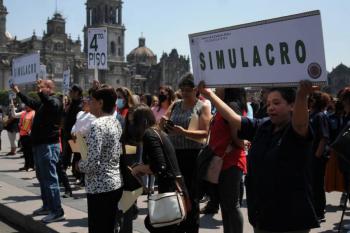 Fallan altavoces en al menos cuatro alcald&iacute;as de la CDMX tras simulacro nacional