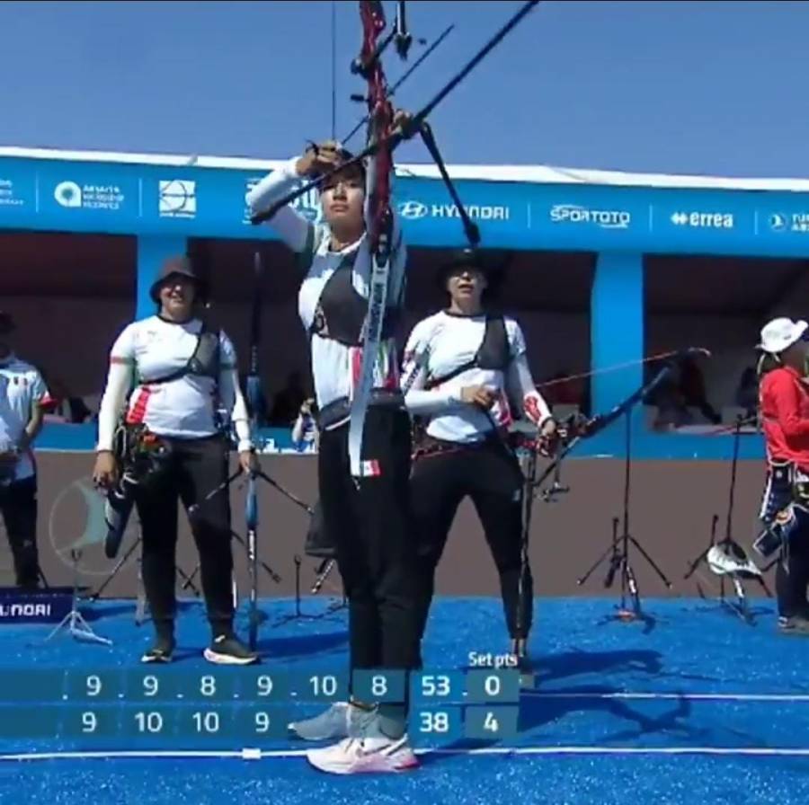 Equipo femenil mexicano se lleva la medalla de oro en tiro con arco