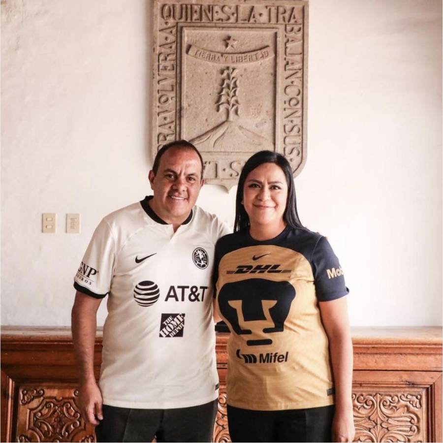 Tras empate del América vs Pumas, Ariadna Montiel y Cuauhtémoc Blanco donarán sillas de ruedas a Morelos y CDMX