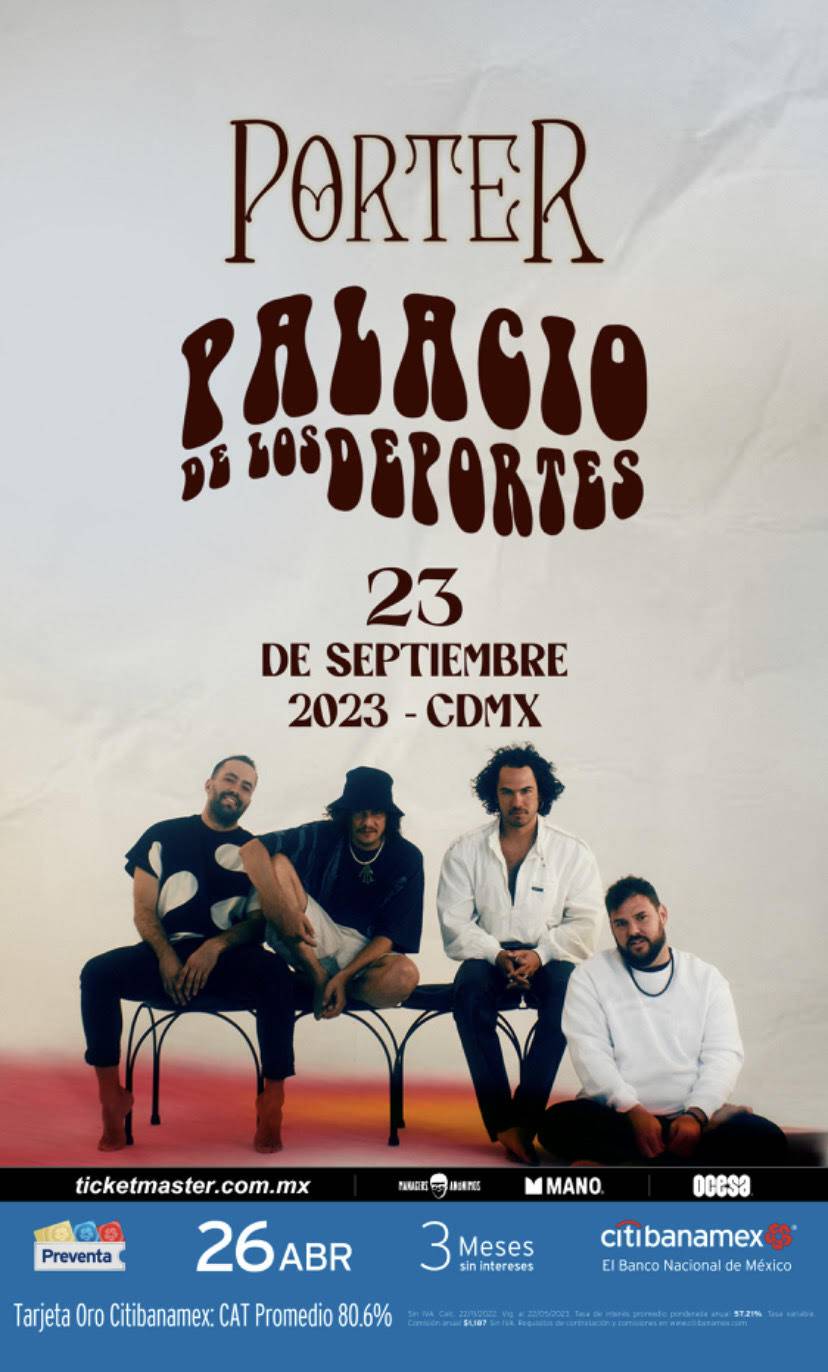 Porter se presentar&aacute; en el Palacio de los Deportes