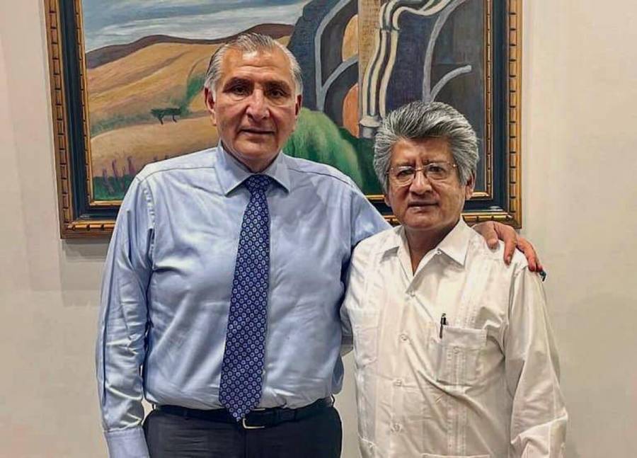 Adán Augusto López recibe al presidente municipal de Oaxaca