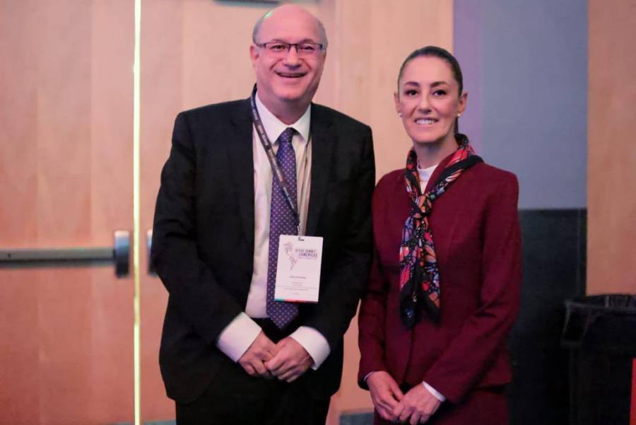 Sheinbaum se reúne con Ilan Goldfajn, presidente del BID