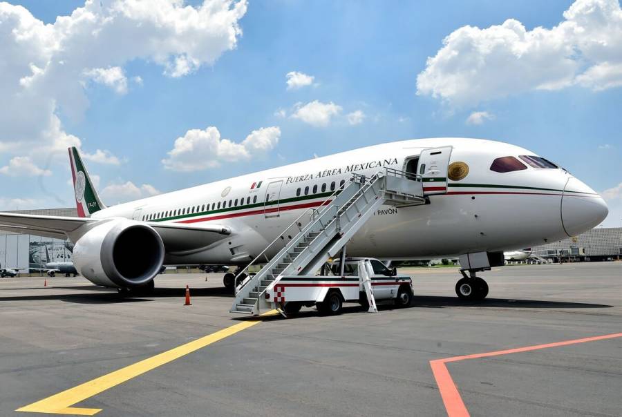 Avión presidencial sale de México este viernes tras la venta a Tayikistán