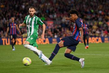 Lamine Yamal, de 15 a&ntilde;os, bate r&eacute;cord de jugador m&aacute;s joven del Barca en Liga