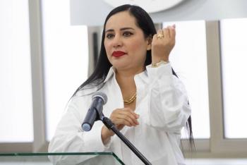 Anuncia Sandra Cuevas retiro de mujeres comerciantes de Plaza Río de Janeiro