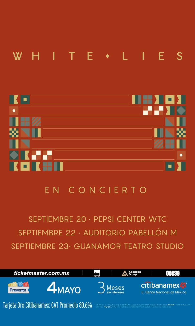 WHITE LIES regresa a M&eacute;xico