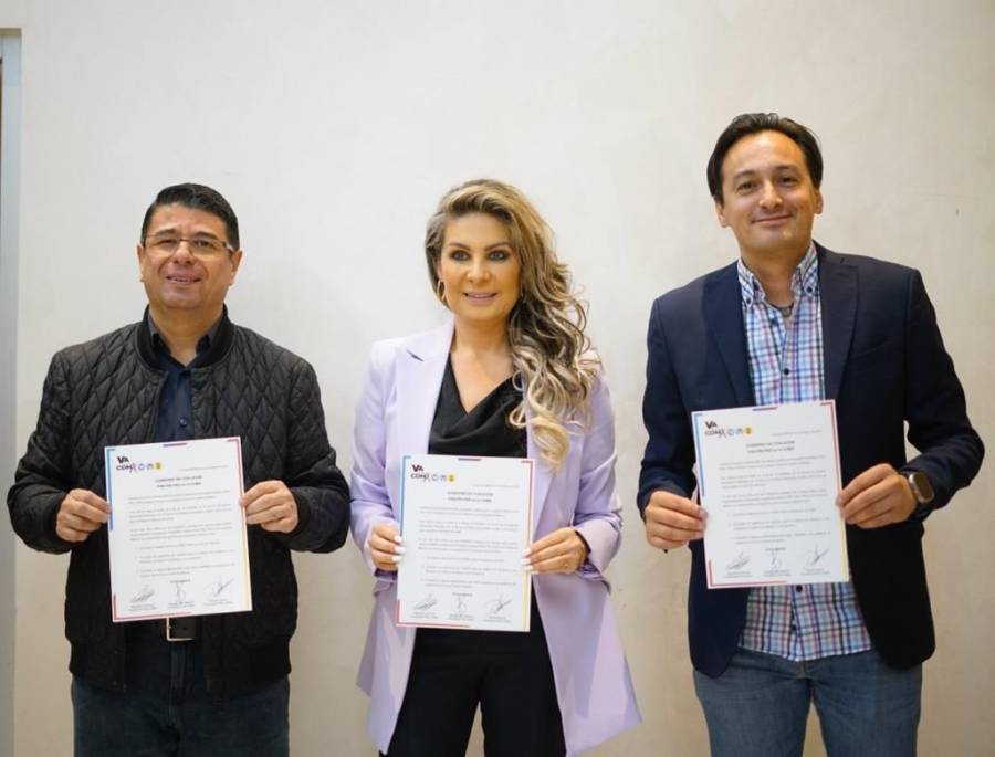 PAN, PRI y PRD hacen oficial alianza en la CDMX para 2024