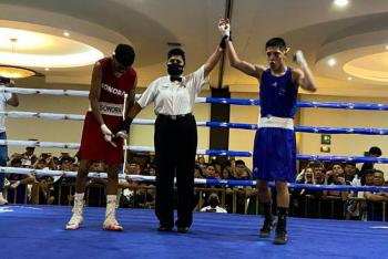Ari Bonilla conquista oro en Festival Ol&iacute;mpico de Boxeo