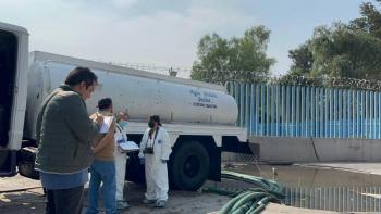 Encuentran cuerpo de una mujer dentro de una pipa de SACMEX en Coyoac&aacute;n