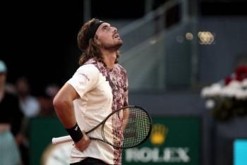 Tsitsipas cae en Abierto de Madrid y se definen semifinales