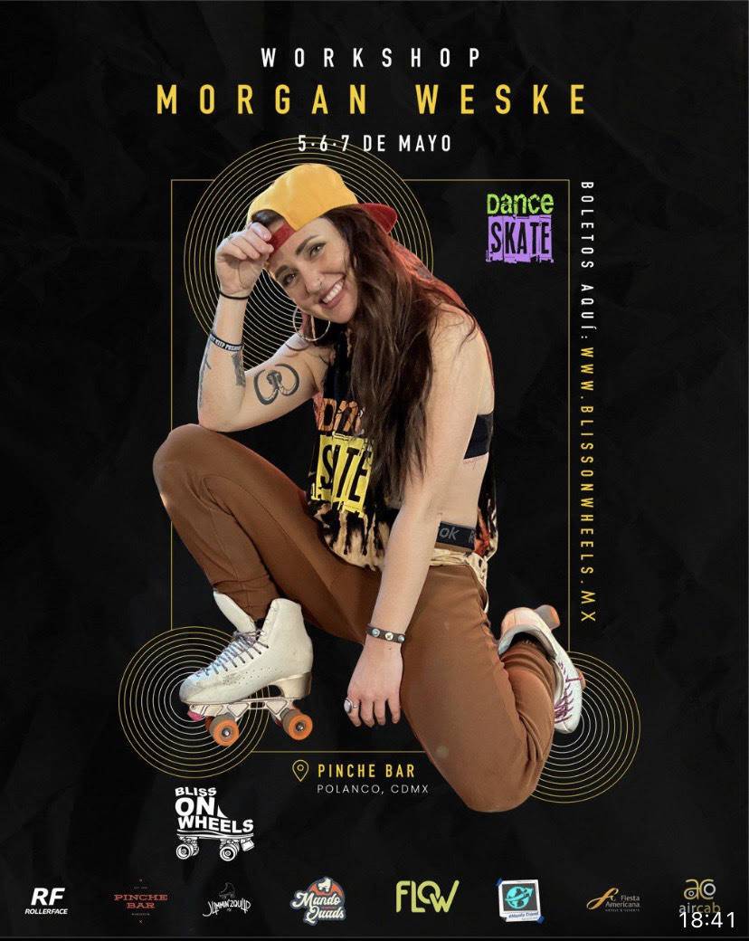 Este fin de semana, ponte tus patines, atr&eacute;vete a hacer nuevos amigos, baila y divi&eacute;rtete, en el Primer Workshop Bliss on Wheels